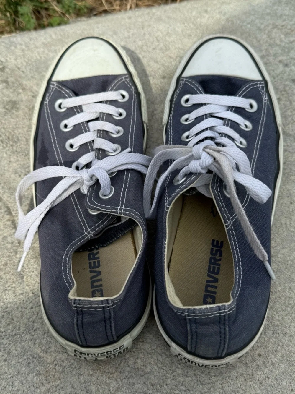 Converse All Star Low Top Sneakers Dark Gray Men's 5 Women’s 7 Unisex - Picture 4 of 9